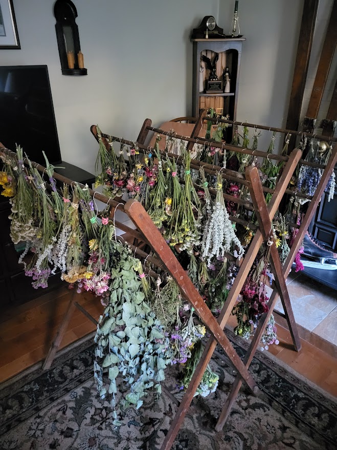 Full Dry Flower Rack