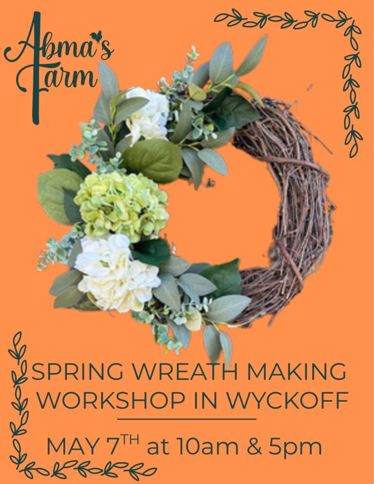 Spring Wreath Making Workshop at Abma’s Farm