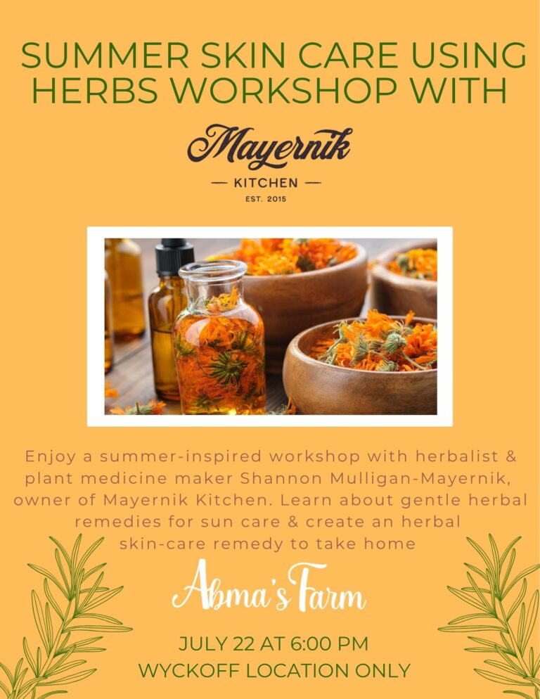 Summer Skin Care with Herbs