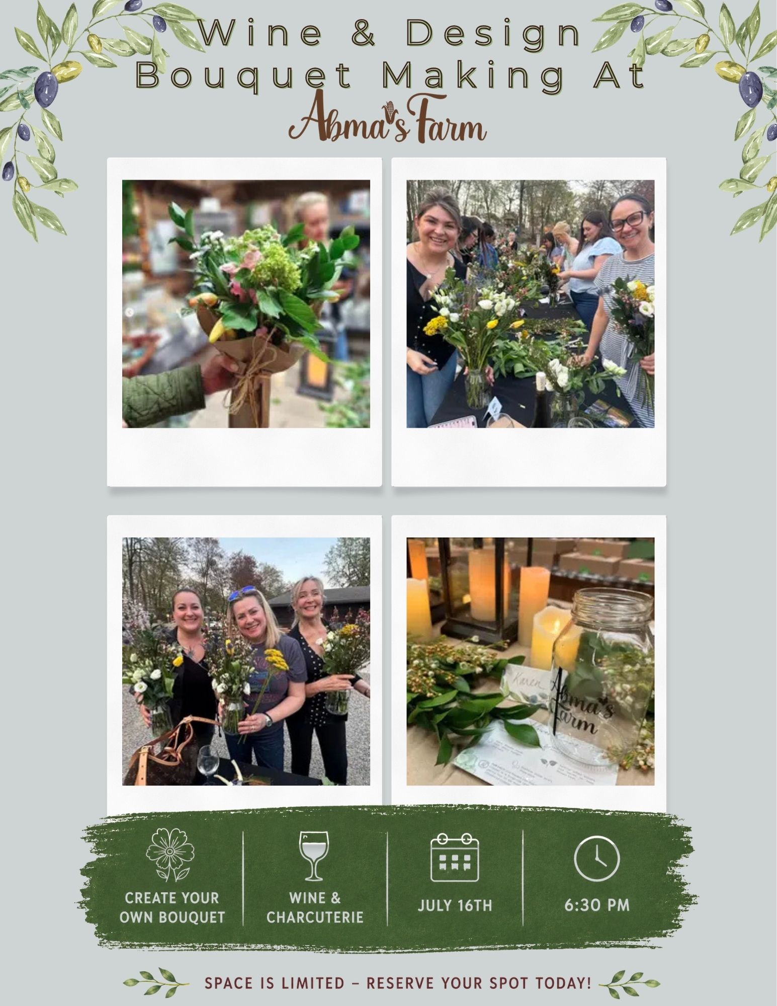 Wine & Design, Bouquet Making