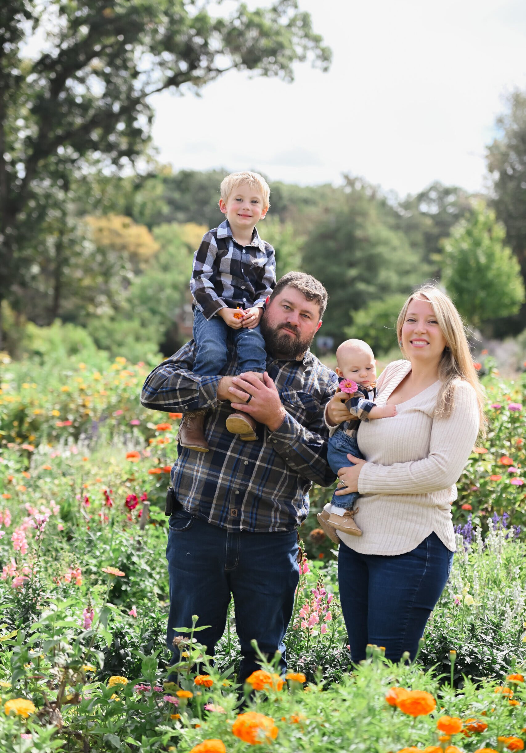 Josh (4th Generation), wife Valerie, and kiddos